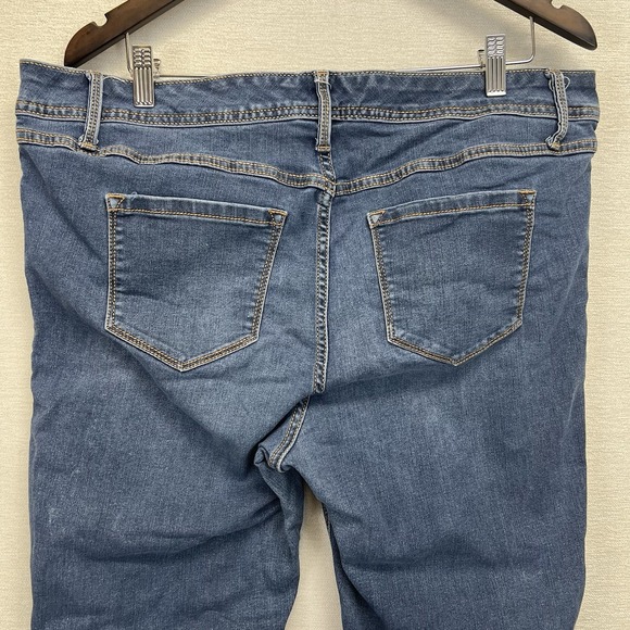 Torrid Jeans Womens Size Luxe Slim Boot Super Stretch Denim Women's Size 18R - Picture 4 of 9